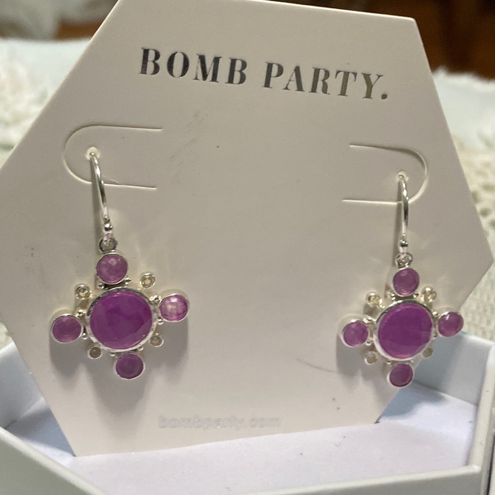 Bomb party earrings